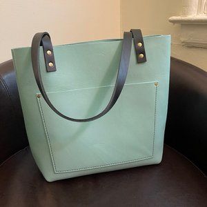 Medium Mint tote from Portland Leather Goods